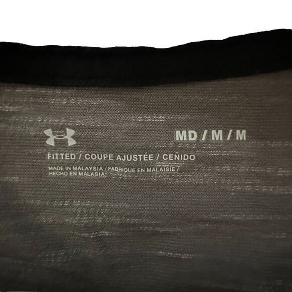 Under Armour ~ Mens Grey pullover hoodie ~ lightweight ~ size Medium - Picture 4 of 6